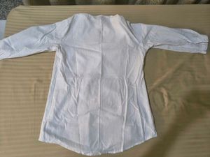 Elegant White Cotton Kurta