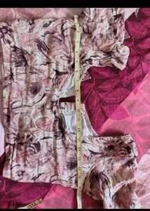 Stylish Floral Print Blouse with astar