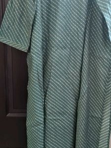 Elegant Teal Striped Kurta