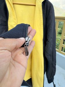 Reversible bomber style Jacket