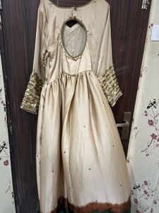 Elegant Ethnic Goldenish Gown