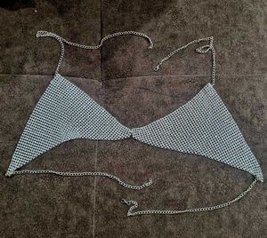 Sparkling Chain Bra Top (Free size)