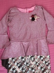 Sparkly Pink Kurta Set with Sequins