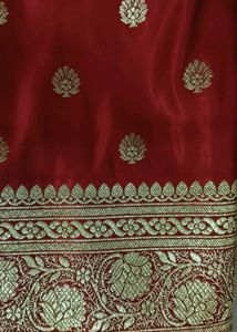 Pure Banarasi Wedding Red Saree