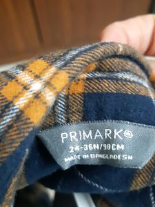 Thick Cotton Black And Brown Checked Shirt For Boys. Size - 24-36 Months/98Cm