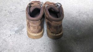 CAT Men's Brown Leather Lace-Up Boots