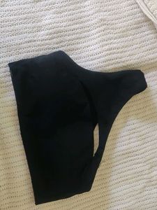Sleek Black Cutout Top