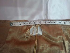 Sheer Bell Sleeve Brocade Blouse