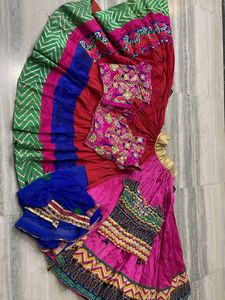 Vibrant Multicolor Lehenga Skirt