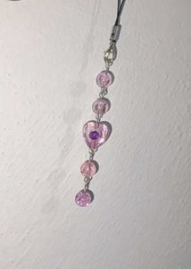 Y2K heart phone charm