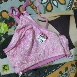 Stylish pink bra