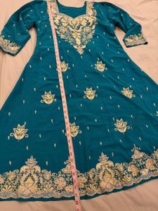 Vintage suit set with farshi salwar