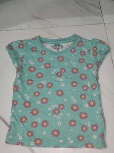 Cute Floral Print T-Shirt