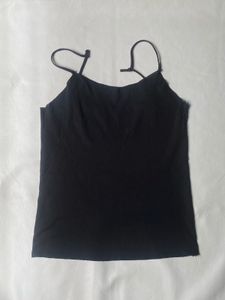 Black Spaghetti Strap Tank Top
