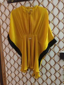 Chic Yellow kaftaan Top