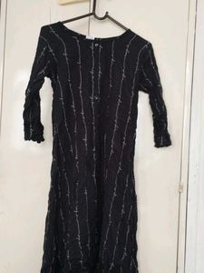 Vintage Black Kurta