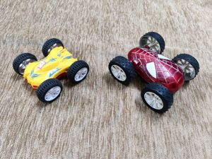 2 Stunt Toy Cars - Red &amp; Spiderman