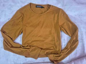 Ribbed Long Sleeve Top