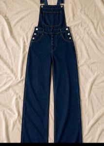 Women's Dark Wash Denim Overalls