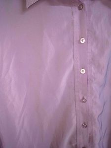 Elegant Lavender Button-Up Shirt