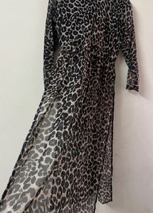 Leopard Print Nyraa cut kurti