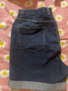 Denim High-Waisted Shorts