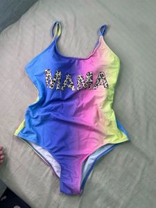 Mama Rainbow Ombre One-Piece Swimsuit
