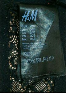 Lace Detail H&amp;M bra with brief 👍