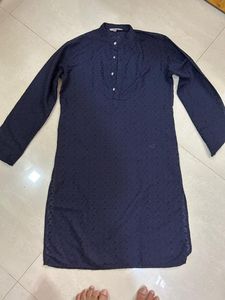 Men's Navy Blue Kurta