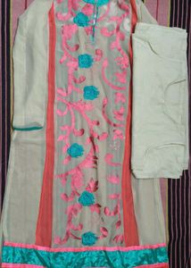 Embroidered Kurta with Pants