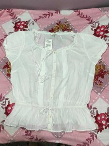 White Peasant Blouse