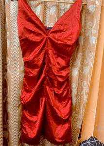 Red Colour Hot Night Dress.