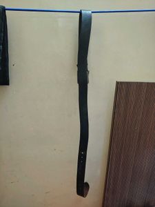 Classic Black Leather Belt