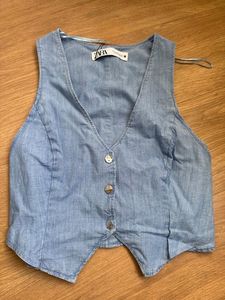 Zara Denim Vest