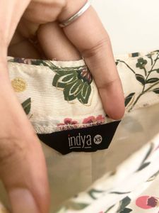 Indya Ivory Floral Lehenga Set