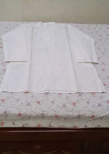 White chickenKari Cotton Kurta pajama
