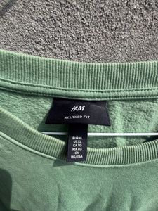 Green Oversized Sweatshirt