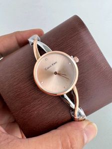 Calvin Klein Two-Tone Bangle Watch