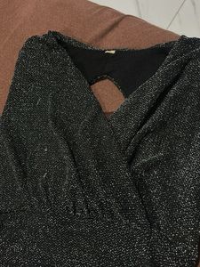 Sparkly Ruched Bodycon Dress
