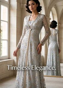 Elegant Embroidered Ethnic Gown