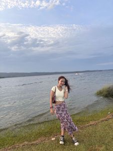 Floral Tiered Maxi Skirt