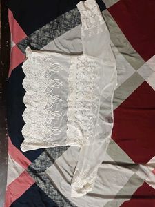 Elegant White Lace Blouse
