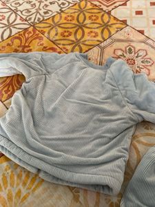 Baby Blue top and lower set 9months to 1.5 years