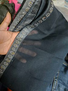 Elegant Ombre Saree with blouse piece