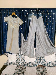 Indian Kurta Set georgette and satin