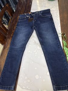 Classic Dark Wash Denim Jeans