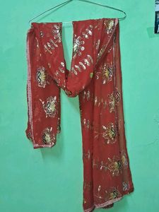 Elegant Red Dupatta🆕❤️