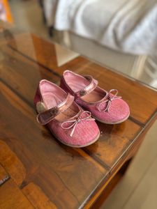 Sparkly Pink Ballet Flats for Girls