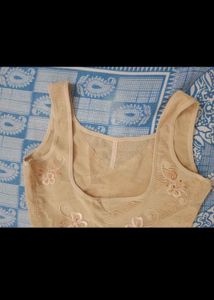 SHEER BODYSHAPER W FLORAL EMBROIDERY