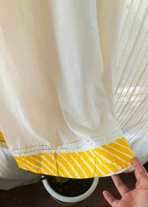 Yellow Striped Kurta